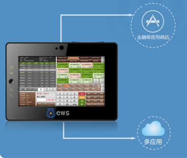 平板POS,可用于商品進(jìn)銷存、餐飲點(diǎn)餐、超市自助購(gòu)物等