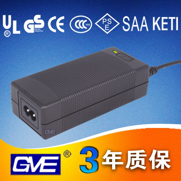 供應12V4A24V2A過UL.CCC.CE.GS認證高品質按摩腰帶電源(GVE品牌)