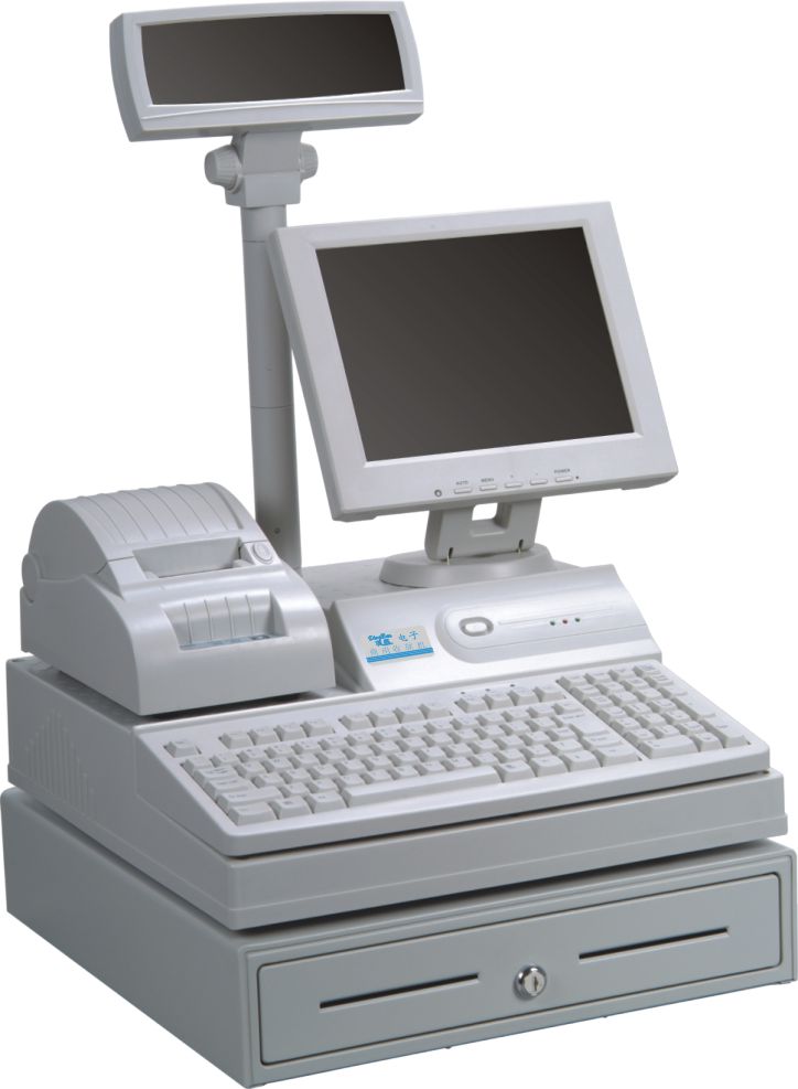 DR-4042白色液晶POS收銀機